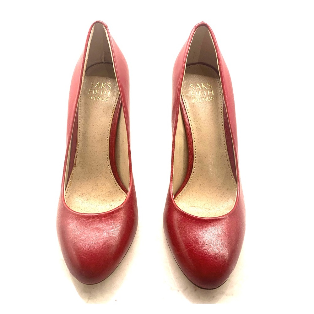 Gorgeous Red Saks Fifth Avenue Pumps